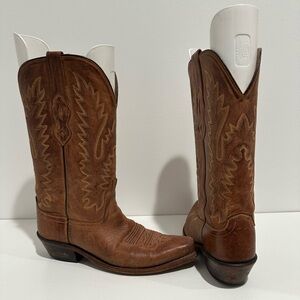 Old West Brown Cowboy Boots